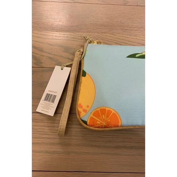 Trina Turk Citrus floral make up pouch/ - Picture 2 of 3